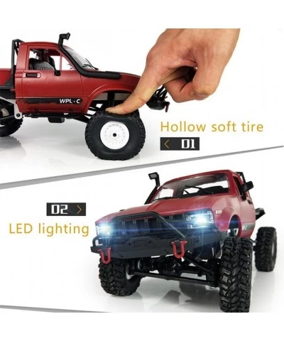 RC Truck Remote Control Rock Crawler Off-Road Racing Vehicles 1:16 2.4G 2CH 4WD Offroad RC Crawler Kids Toy Climb Semi Truck ...