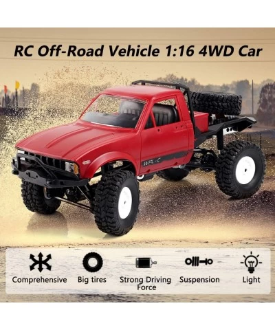 RC Truck Remote Control Rock Crawler Off-Road Racing Vehicles 1:16 2.4G 2CH 4WD Offroad RC Crawler Kids Toy Climb Semi Truck ...