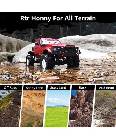 RC Truck Remote Control Rock Crawler Off-Road Racing Vehicles 1:16 2.4G 2CH 4WD Offroad RC Crawler Kids Toy Climb Semi Truck ...