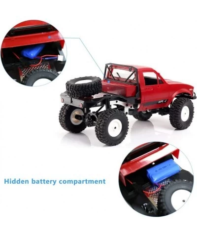 RC Truck Remote Control Rock Crawler Off-Road Racing Vehicles 1:16 2.4G 2CH 4WD Offroad RC Crawler Kids Toy Climb Semi Truck ...