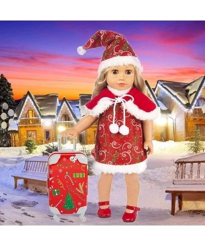 Doll Accessories 18 Inch Doll Accessories 18 Inch Doll Clothes Dolls & Accessories Doll Christmas Travel Set Fit for 18 inch ...