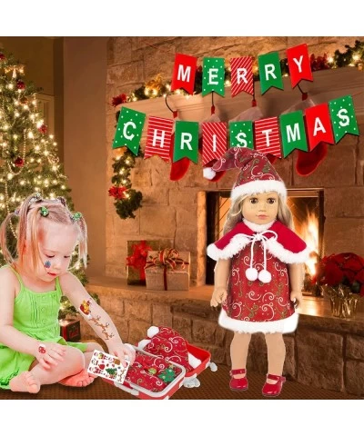 Doll Accessories 18 Inch Doll Accessories 18 Inch Doll Clothes Dolls & Accessories Doll Christmas Travel Set Fit for 18 inch ...