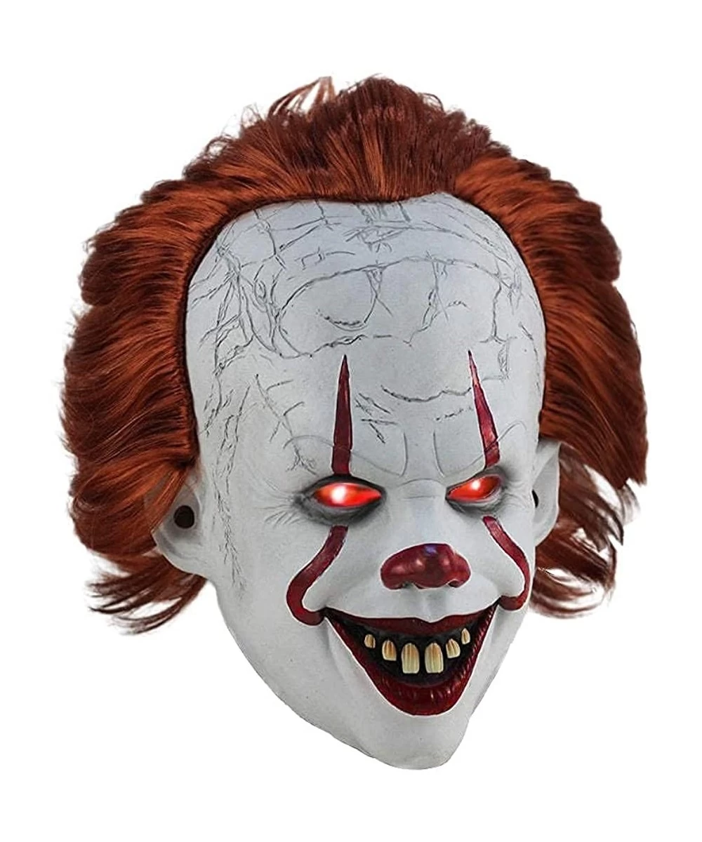 IT mask Creepy Clown Mask Halloween Costumes Accessory Scary Mask Cosplay Decorations Party Decoration Prop $44.64 Kids' Dres...