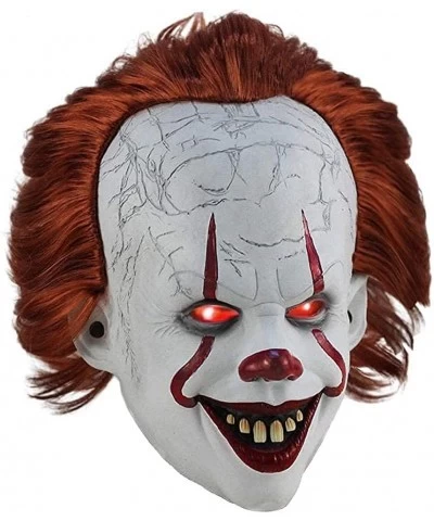 IT mask Creepy Clown Mask Halloween Costumes Accessory Scary Mask Cosplay Decorations Party Decoration Prop $44.64 Kids' Dres...