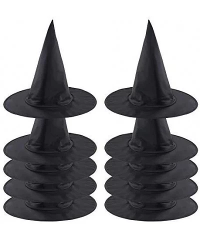 10 PCS Women Black Witch Hat Kids Hats Halloween Costume Party Decoration Accessories $25.63 Kids' Party Hats