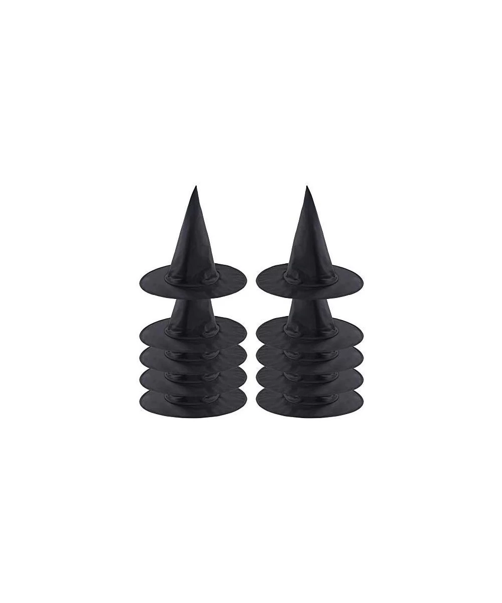 10 PCS Women Black Witch Hat Kids Hats Halloween Costume Party Decoration Accessories $25.63 Kids' Party Hats