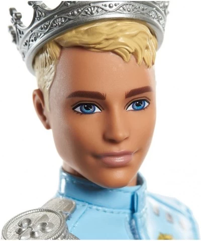 Princess Adventure Prince Ken Doll (12-inch) Wearing Jacket Jeans and Crown Makes a Great Gift for 3 to 7 Year Olds $60.80 Dolls