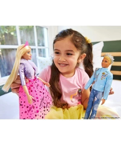 Princess Adventure Prince Ken Doll (12-inch) Wearing Jacket Jeans and Crown Makes a Great Gift for 3 to 7 Year Olds $60.80 Dolls