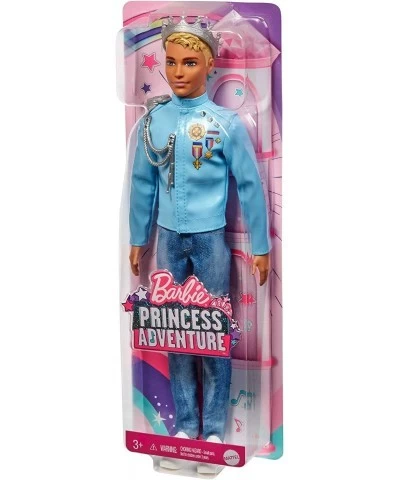 Princess Adventure Prince Ken Doll (12-inch) Wearing Jacket Jeans and Crown Makes a Great Gift for 3 to 7 Year Olds $60.80 Dolls