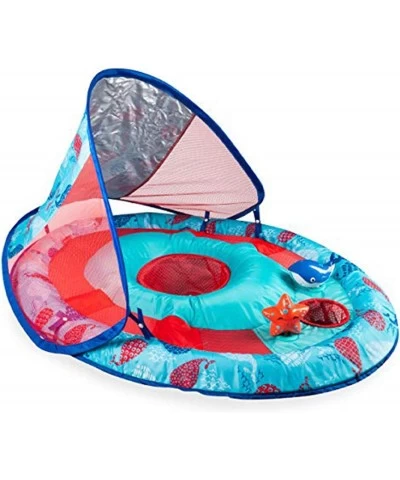 Baby Spring Float Splash Station with Sun Canopy $67.55 Swimming Pool & Outdoor Water Toys