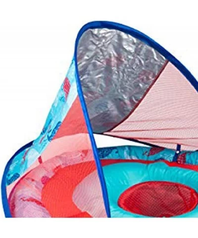 Baby Spring Float Splash Station with Sun Canopy $67.55 Swimming Pool & Outdoor Water Toys