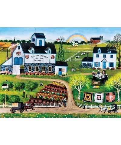 750 Piece Jigsaw Puzzle for Adults Family Or Kids - Amish Frolic - 18"x24 $24.85 Jigsaw Puzzles