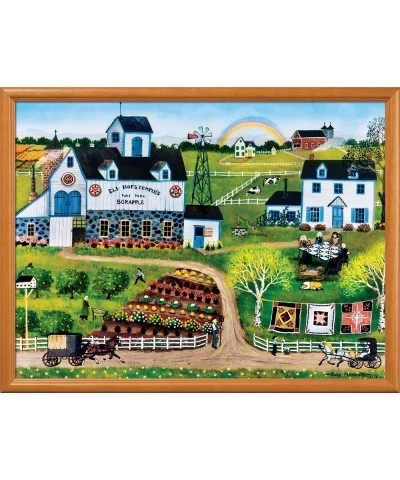 750 Piece Jigsaw Puzzle for Adults Family Or Kids - Amish Frolic - 18"x24 $24.85 Jigsaw Puzzles