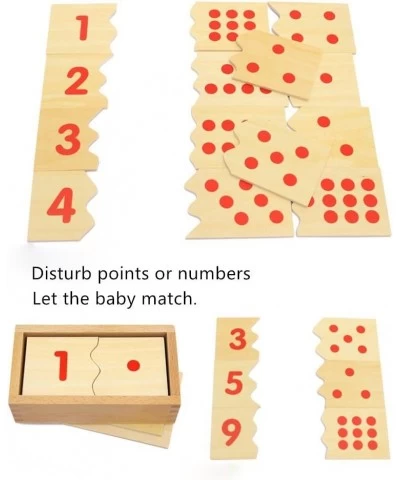 Montessori USA Montessori Math Materials Number Puzzle 1-10 for Preschool Early Learning Tool $44.06 Early Development & Acti...