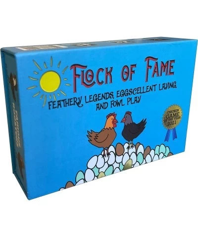 Flock of Fame: A Card Game About Famous Chickens Flocking Together in unprecedented Times $34.04 Card Games