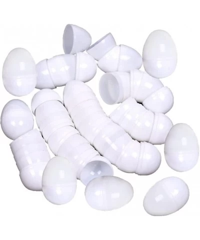 30pcs 2-3/8 inch White Blank Detachable Plastic Eggs DIY Painting Kits Easter Basket Stuffers DIY Easter Eggs B-E-E $19.13 Cr...