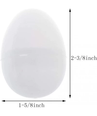 30pcs 2-3/8 inch White Blank Detachable Plastic Eggs DIY Painting Kits Easter Basket Stuffers DIY Easter Eggs B-E-E $19.13 Cr...