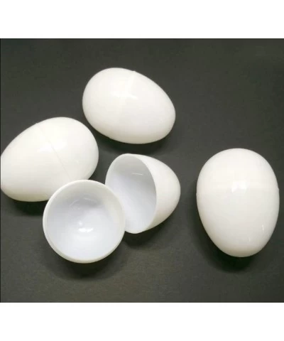 30pcs 2-3/8 inch White Blank Detachable Plastic Eggs DIY Painting Kits Easter Basket Stuffers DIY Easter Eggs B-E-E $19.13 Cr...