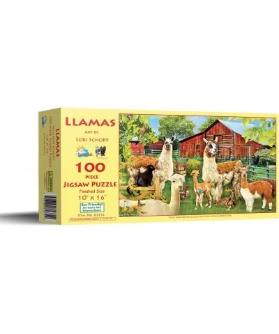 Llamas 100 pc Jigsaw Puzzle by SunsOut $28.18 Jigsaw Puzzles