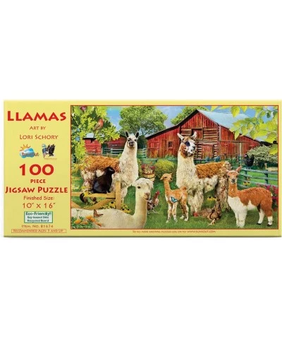 Llamas 100 pc Jigsaw Puzzle by SunsOut $28.18 Jigsaw Puzzles