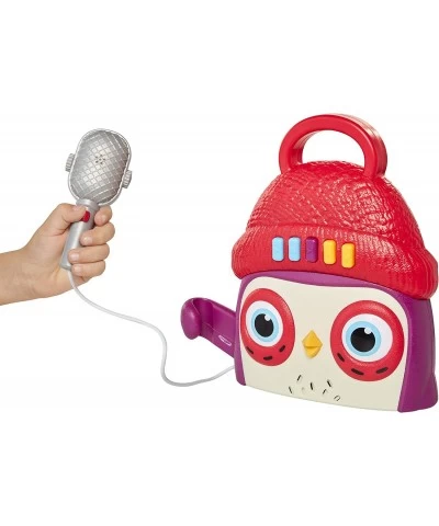 Owl Kids Karaoke Machine with Microphone Preschool Toys Player Play Stop Volume Buttons $36.72 Kids' Karaoke Machines