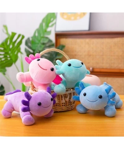 Axolotl Plush Toys 9.8 Inch Soft Cute Axolotl Stuffed Animal Plushies Pillow Doll Kids Birthday Gift Home Decoration(Purple) ...