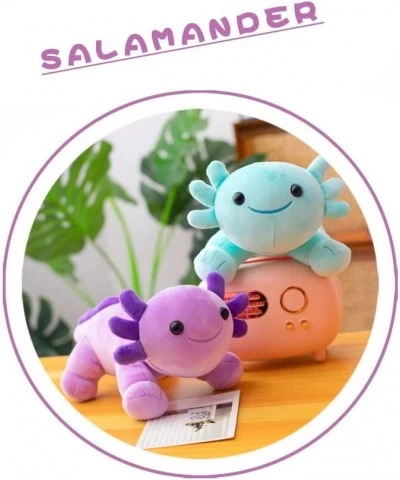 Axolotl Plush Toys 9.8 Inch Soft Cute Axolotl Stuffed Animal Plushies Pillow Doll Kids Birthday Gift Home Decoration(Purple) ...