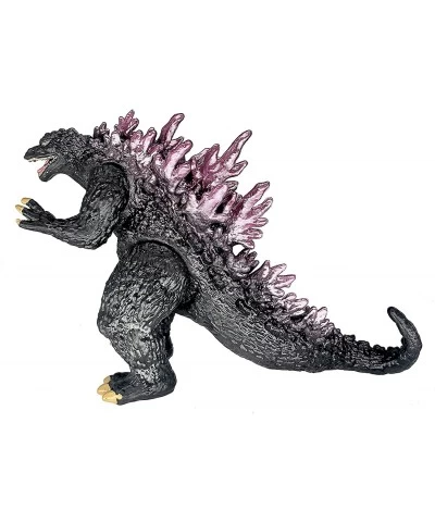 Set of 4 Godzilla Toys Movable Joint Action Figures King of The Monsters Burning Heisei Mecha Ghidorah Pack Plastic Mini Dino...