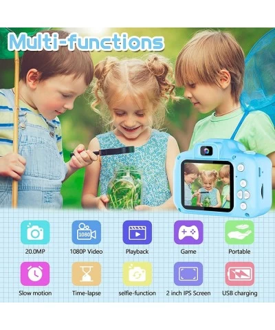 Kids Camera Upgrade Selfie Camera for Kids Best Birthday Gifts for Boys Age 3-12 HD Digital Video Cameras for Toddler Kids To...