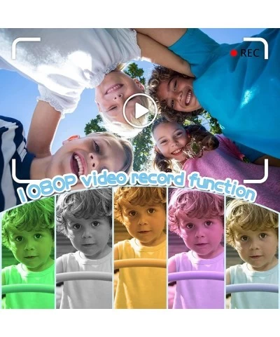 Kids Camera Upgrade Selfie Camera for Kids Best Birthday Gifts for Boys Age 3-12 HD Digital Video Cameras for Toddler Kids To...