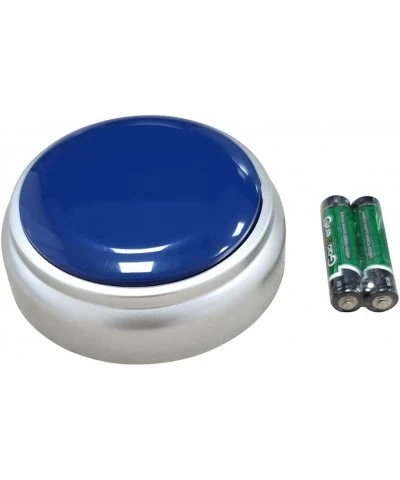 Recorder Button 30 Second Record Sound Button for Gift Education Includes 2 AAA Batteries (Blue+Silver) $20.98 Gags & Practic...