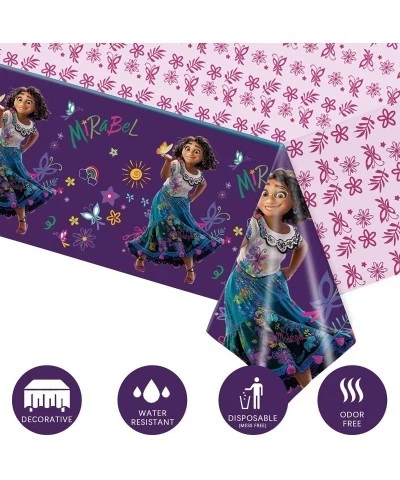 Encanto Party Tablecloth 108 x 54 Inch Encanto Party Decorate Supplies $17.19 Kids' Party Tablecovers