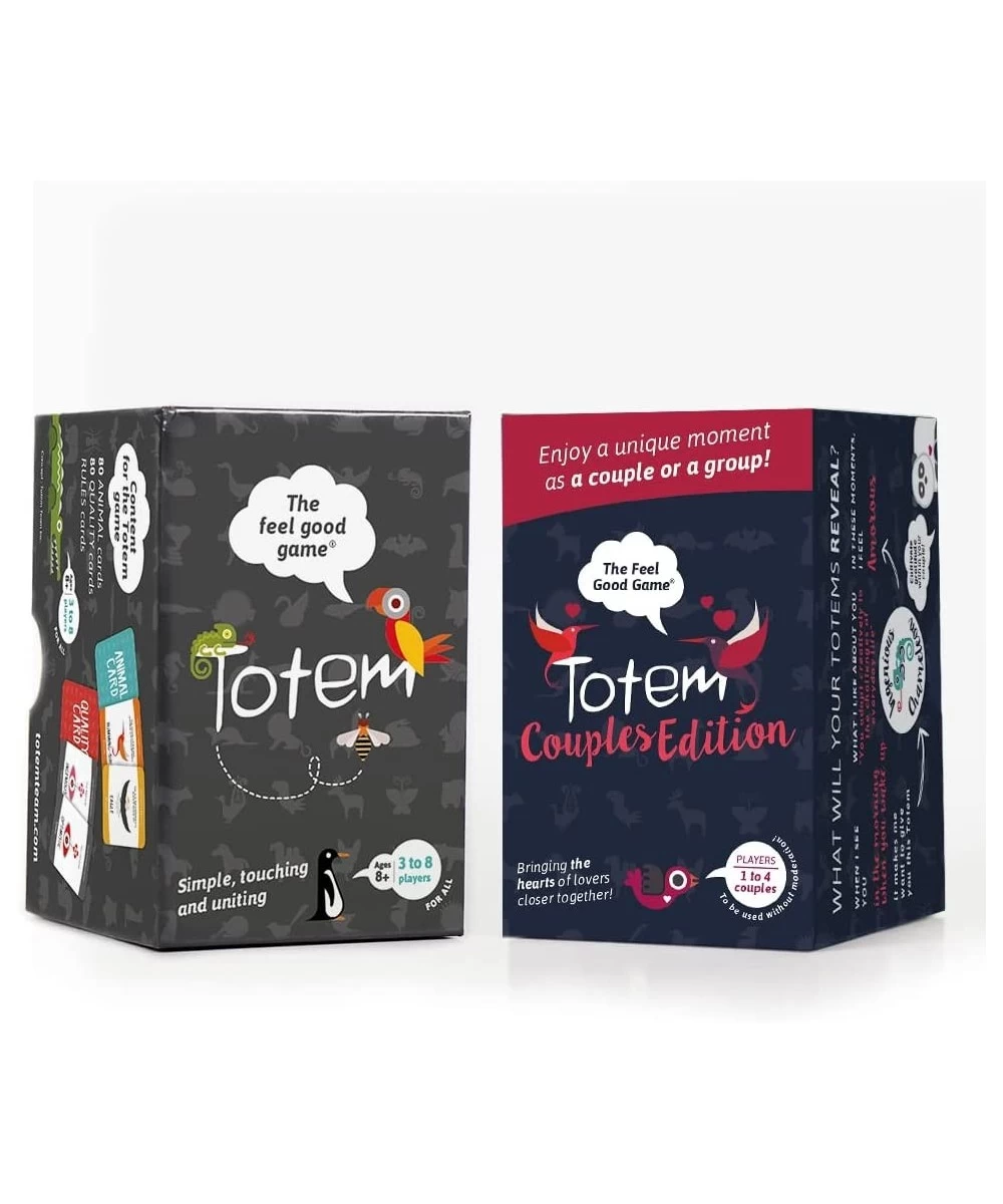 Totem Bundle of Self Esteem Game and Conversation Starter Couple Game for Relationship Strengthening & Team Building Activiti...