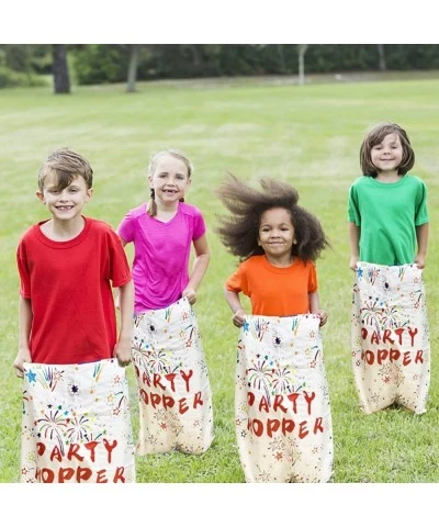 Easter Outdoor Party Games Potato Sack Race Bags for Adults and Kids 8 Pack 40*26 Inch Labor Day The 4th of July Memorial Day...