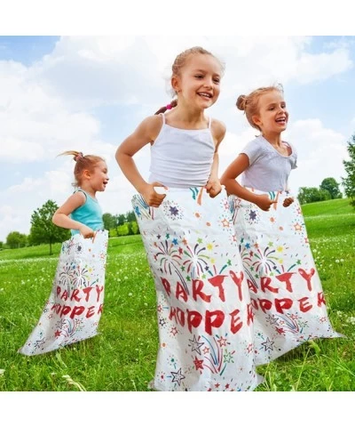 Easter Outdoor Party Games Potato Sack Race Bags for Adults and Kids 8 Pack 40*26 Inch Labor Day The 4th of July Memorial Day...