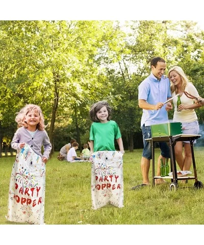 Easter Outdoor Party Games Potato Sack Race Bags for Adults and Kids 8 Pack 40*26 Inch Labor Day The 4th of July Memorial Day...