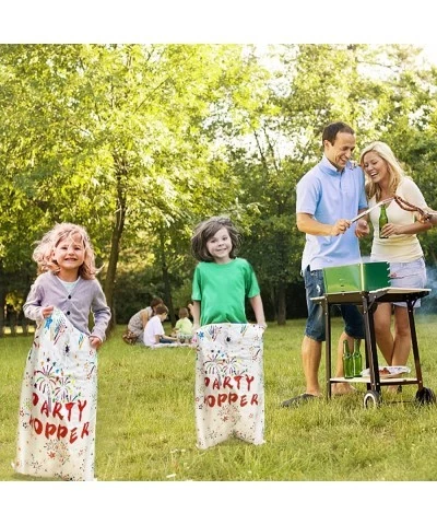 Easter Outdoor Party Games Potato Sack Race Bags for Adults and Kids 8 Pack 40*26 Inch Labor Day The 4th of July Memorial Day...