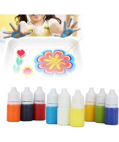 Water Marbling Painting Kit 9/12/18 Colors Water Marbling Paper Ebru Art Tool with A5 Tray Children Floating Painting Supplie...