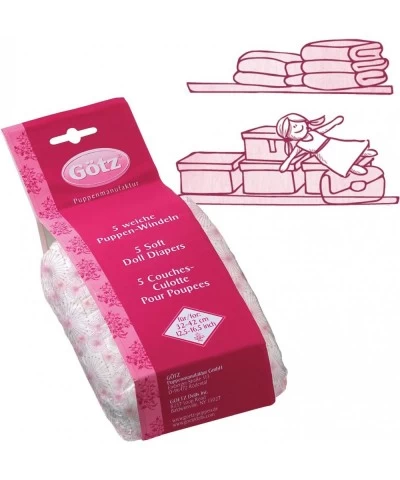 Gotz Happy Flower Doll Sized Diapers for 13" Baby Dolls $17.34 Dolls