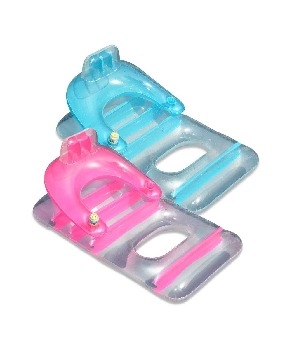 Deluxe Lounge Chair Colors May Vary (Pink or Blue) $26.75 Swimming Pool & Outdoor Water Toys