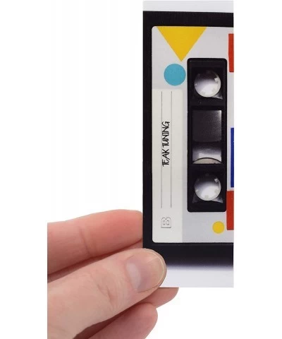 Fingerboard Deck Graphic Cassette Tape - Adhesive Graphics to Customize Your 35mm Fingerboard Deck - 110mm Long 35mm Wide 0.2...