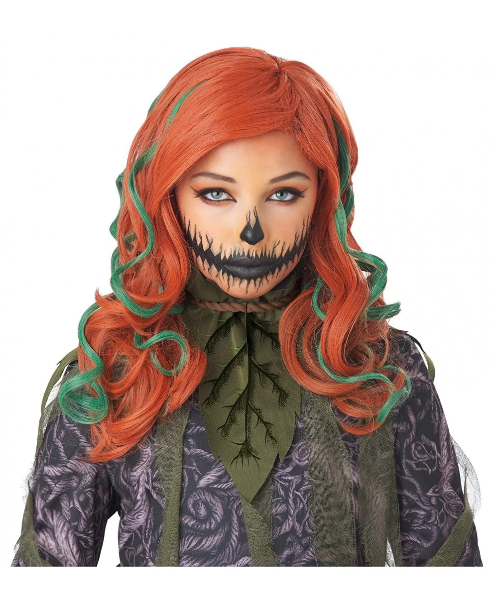 Girls Pumpkin Vines Wig auburn/green one size $23.38 Kids' Dress-Up Accessories