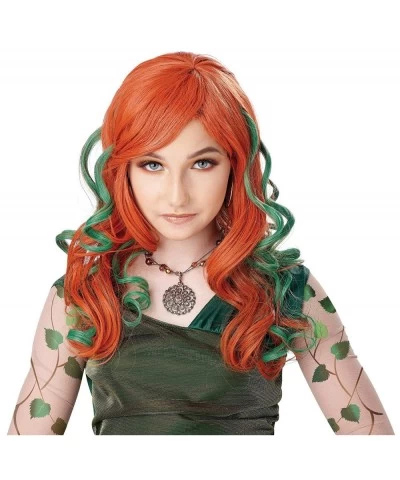 Girls Pumpkin Vines Wig auburn/green one size $23.38 Kids' Dress-Up Accessories