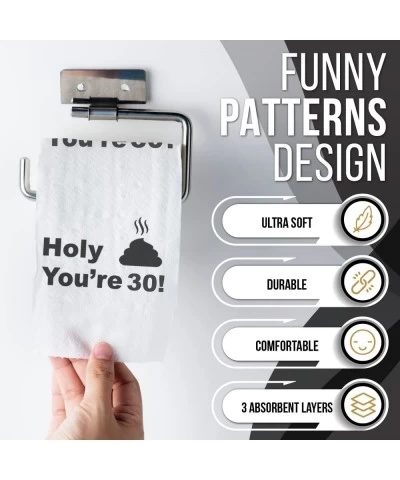 30th Birthday Gift Present Toilet Paper - Happy Thirtieth 30 Prank Funny Joke Present - Novelty Great Hilarious Gag Laugh $19...