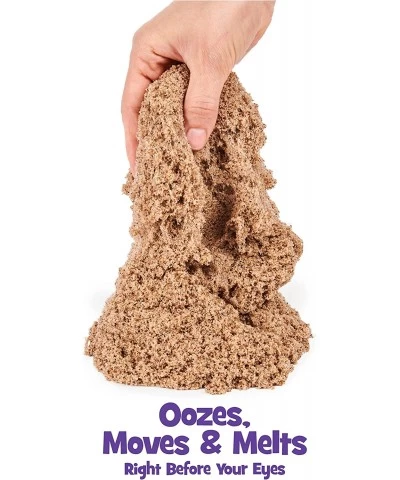 Kinetic Sand 1kg (2.2lb) of All-Natural Brown Sensory Toys Play Sand for Mixing Molding and Creating $22.25 Craft Kits