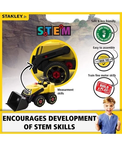 Take Apart Front Loader Kit for Kids TT002-SY: Children’s 25 Piece Yellow STEM Construction Toy with Figure Screwdriver Bolts...