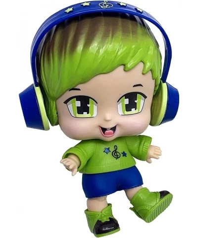 Season 1 Collectible Fashion Toys - Baby Boy Green Hair Charlie Doll with Headphone Accessory - 2 Unboxing Boxes Included wit...