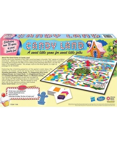 Candy Land 65th Anniversary Game Multicolor (1189) $19.62 Board Games