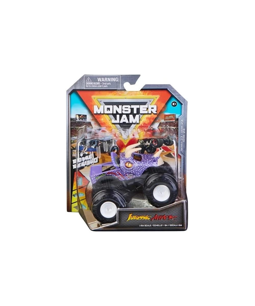 Monster Jams Jurassic Attack (Purple) 1:64 Scale Diecast Truck Series 23 $31.74 Kids' Play Trucks