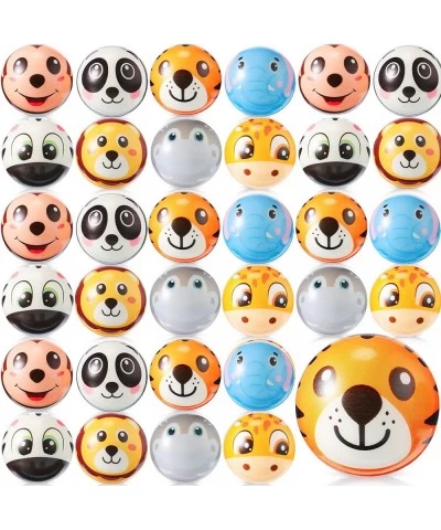 Zoo Animals Stress Ball 8 Style Safari Jungle Party Favors 1.8 Inches Stress Anxiety Relief Balls Safari Balls Hand Finger Ex...